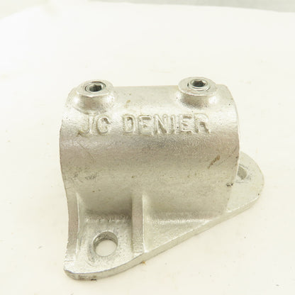 JC Denier 1-3/4" ID Aluminum Slip On Frame 3 Bolt Flange Mount Railing Anchor