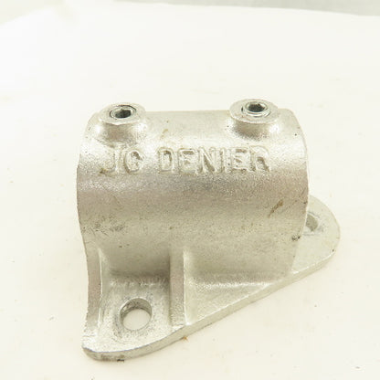 JC Denier 1-3/4" ID Aluminum Slip On Frame 3 Bolt Flange Mount Railing Anchor