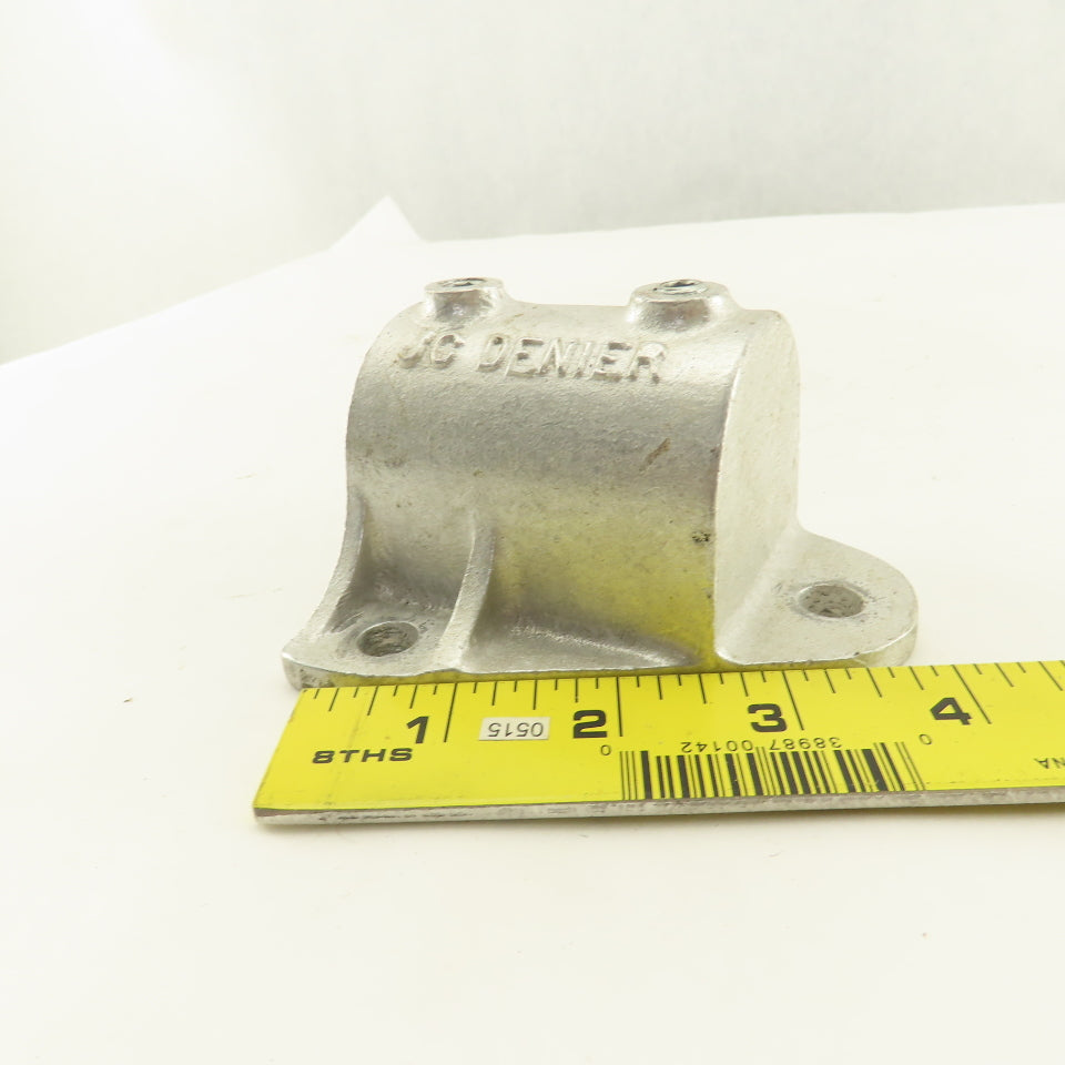 JC Denier 1-3/4" ID Aluminum Slip On Frame 3 Bolt Flange Mount Railing Anchor