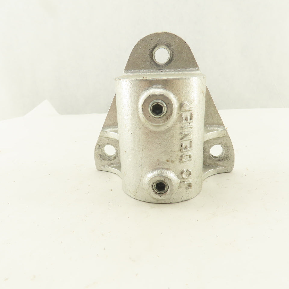 JC Denier 1-3/4" ID Aluminum Slip On Frame 3 Bolt Flange Mount Railing Anchor