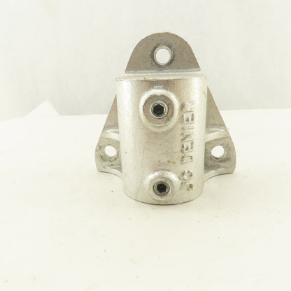 JC Denier 1-3/4" ID Aluminum Slip On Frame 3 Bolt Flange Mount Railing Anchor