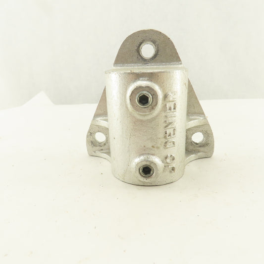 JC Denier 1-3/4" ID Aluminum Slip On Frame 3 Bolt Flange Mount Railing Anchor
