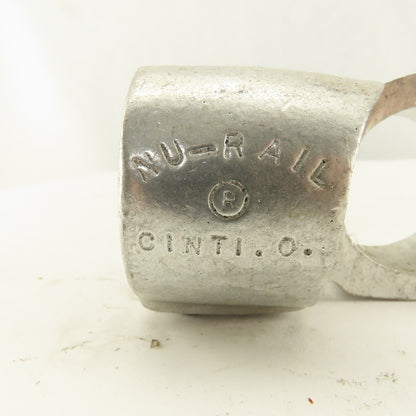 Nu-Rail 1-5/8" Slip On Aluminum Hand Rail Frame Fitting 90° TEE
