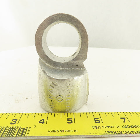 Nu-Rail 1-5/8" Slip On Aluminum Hand Rail Frame Fitting 90° TEE