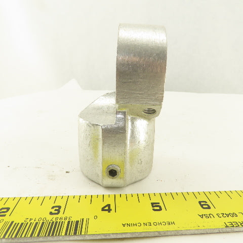 Nu-Rail 1-5/8" Slip On Aluminum Hand Rail Frame Fitting 90° TEE