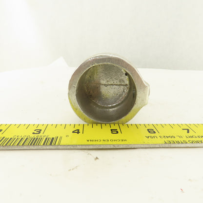 Nu-Rail 1-5/8" Slip On Aluminum Hand Rail Frame Fitting 90° TEE