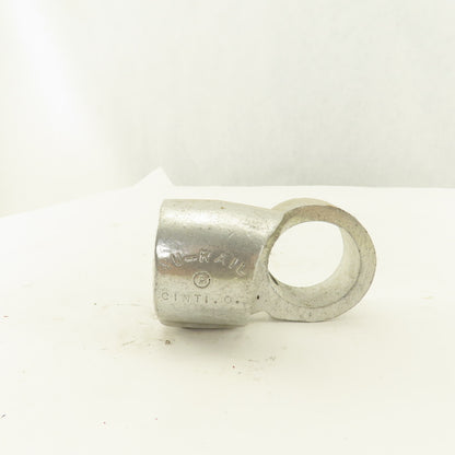 Nu-Rail 1-5/8" Slip On Aluminum Hand Rail Frame Fitting 90° TEE