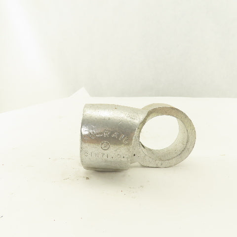 Nu-Rail 1-5/8" Slip On Aluminum Hand Rail Frame Fitting 90° TEE