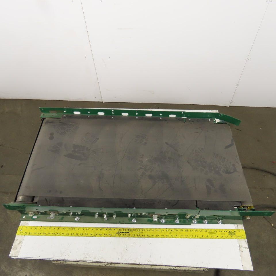 Rapistan Dematic Modular System 48" Slide Bed 20" Belt Conveyor Slave Driven