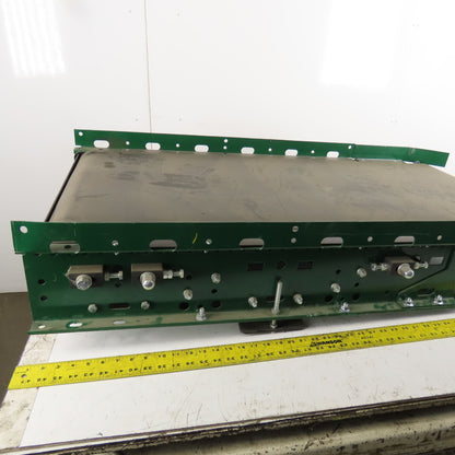 Rapistan Dematic Modular System 48" Slide Bed 20" Belt Conveyor Slave Driven