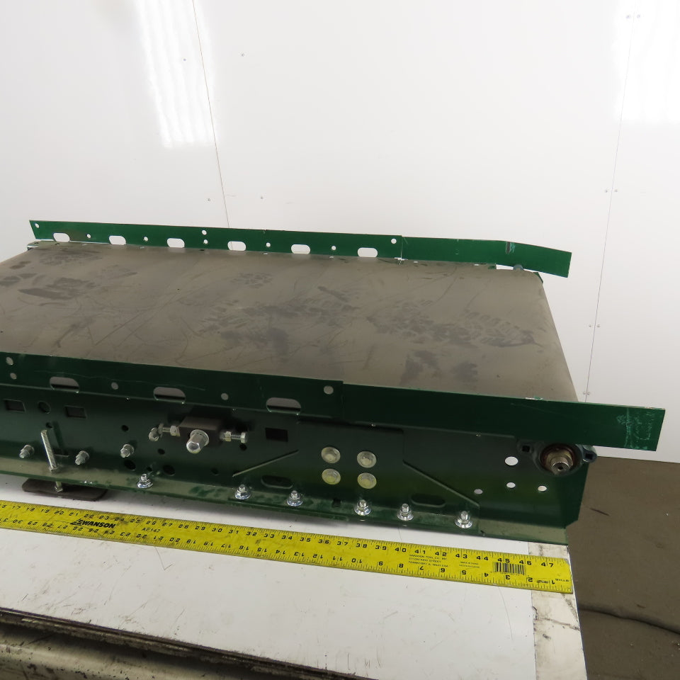 Rapistan Dematic Modular System 48" Slide Bed 20" Belt Conveyor Slave Driven