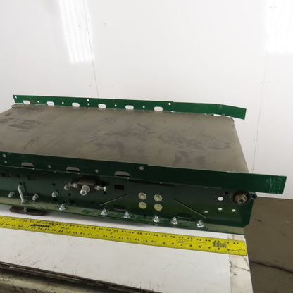 Rapistan Dematic Modular System 48" Slide Bed 20" Belt Conveyor Slave Driven