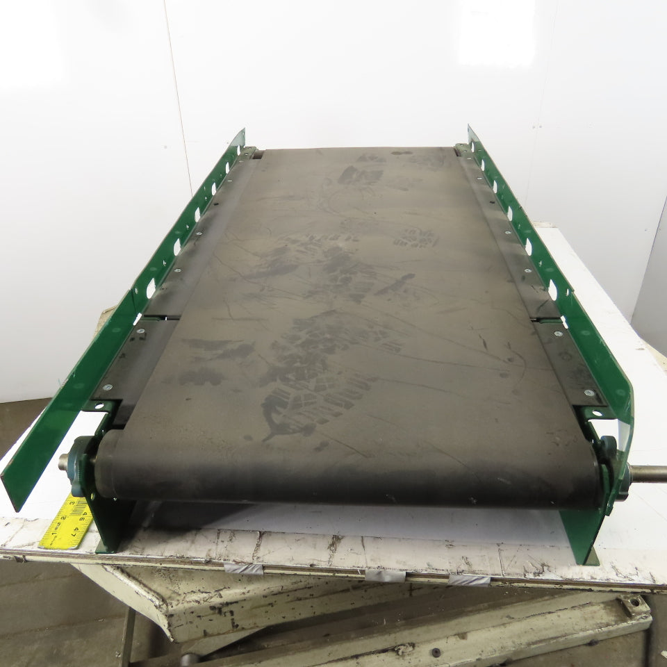 Rapistan Dematic Modular System 48" Slide Bed 20" Belt Conveyor Slave Driven