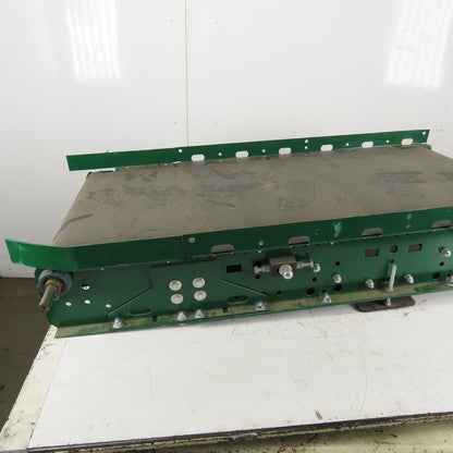 Rapistan Dematic Modular System 48" Slide Bed 20" Belt Conveyor Slave Driven