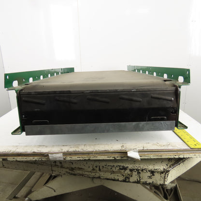 Rapistan Dematic Modular System 48" Slide Bed 20" Belt Conveyor Slave Driven