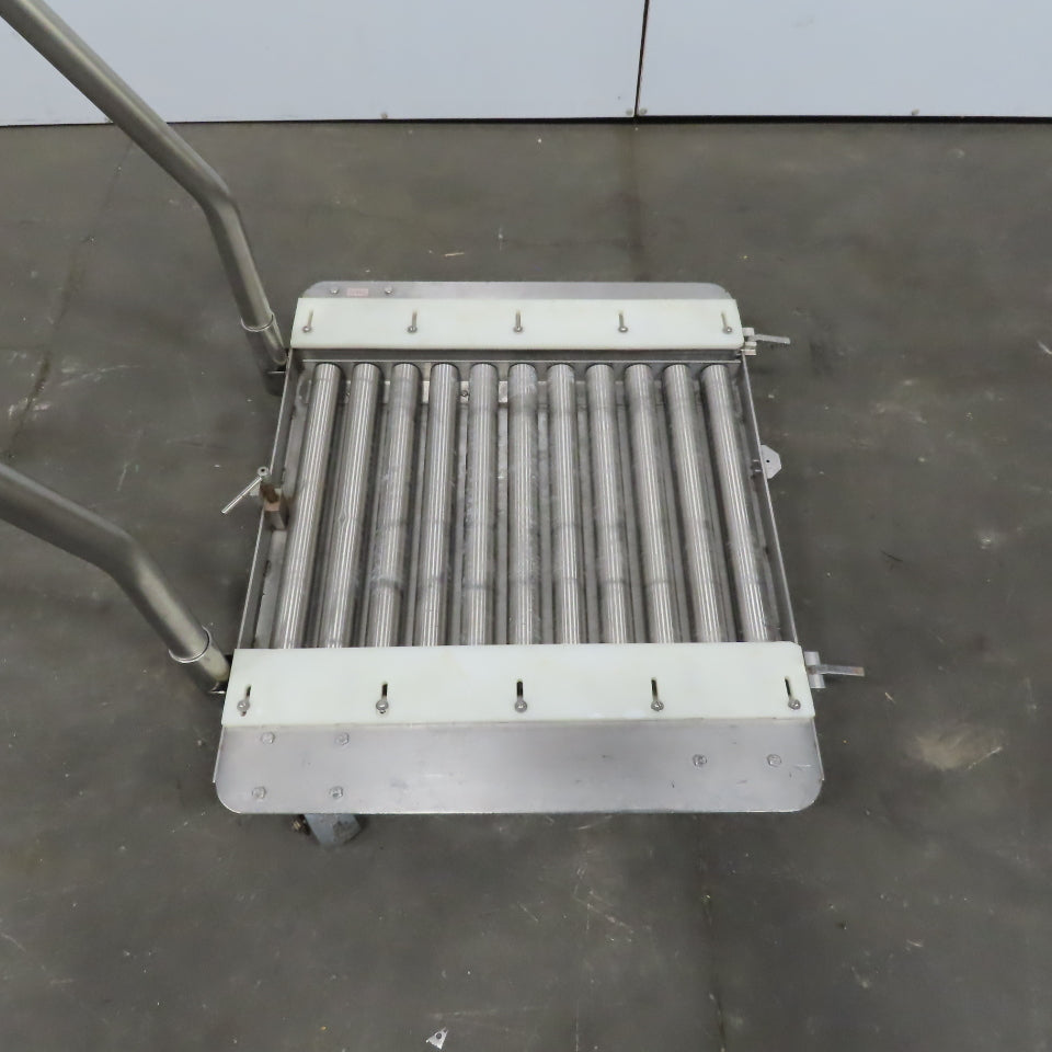 Stainless Steel 1.90" Gravity Roller Fixture Tooling Changer Cart 21"x27"