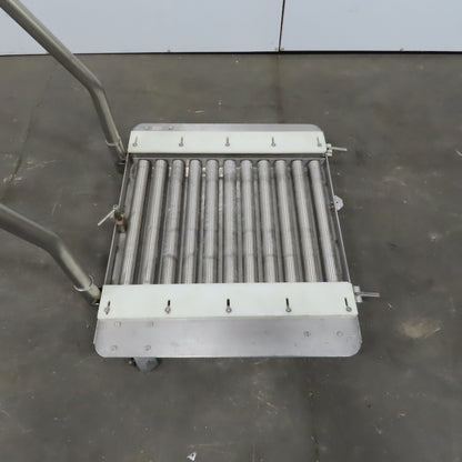 Stainless Steel 1.90" Gravity Roller Fixture Tooling Changer Cart 21"x27"