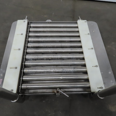 Stainless Steel 1.90" Gravity Roller Fixture Tooling Changer Cart 21"x27"