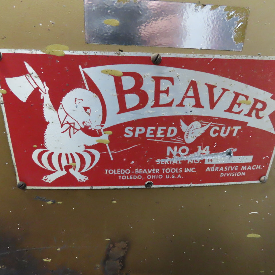 Beaver No. 14 Manual 14" Chop Steel Cutoff Abrasive Saw 208-230/460V 3Ph
