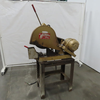 Beaver No. 14 Manual 14" Chop Steel Cutoff Abrasive Saw 208-230/460V 3Ph