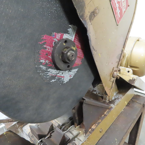 Beaver No. 14 Manual 14" Chop Steel Cutoff Abrasive Saw 208-230/460V 3Ph