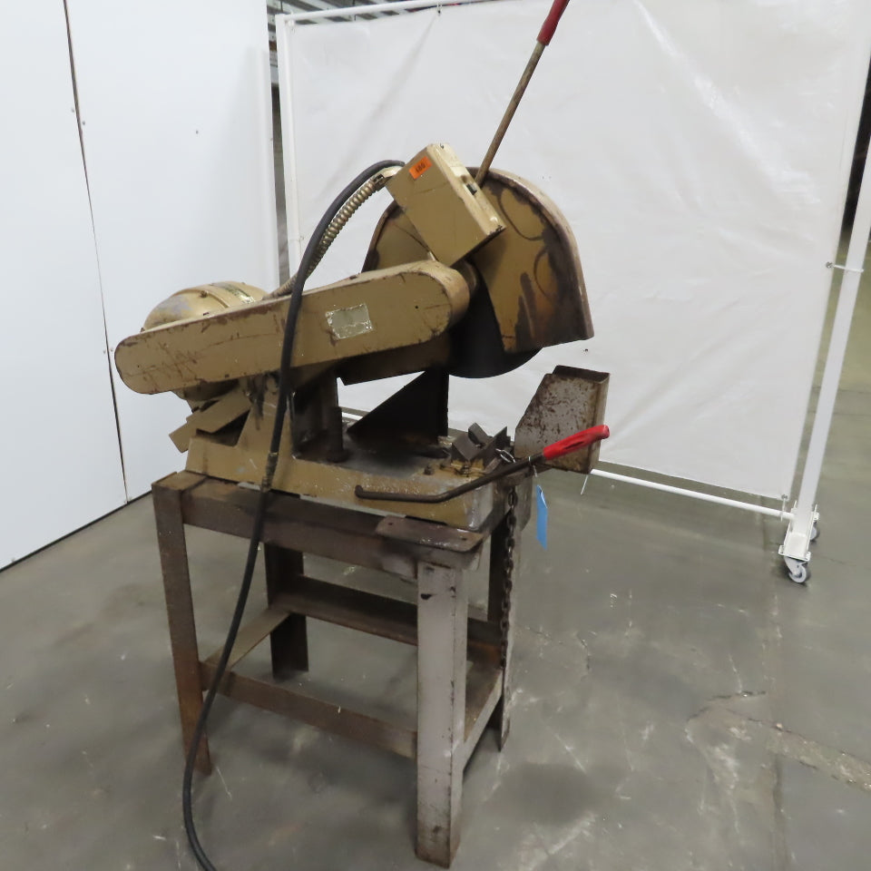 Beaver No. 14 Manual 14" Chop Steel Cutoff Abrasive Saw 208-230/460V 3Ph