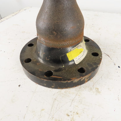 5" Raised Face Flange X 2-1/2" Concentric Reducer Adapter 150 Class Iron 1/2FNPT