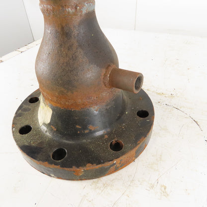 5" Raised Face Flange X 2-1/2" Concentric Reducer Adapter 150 Class Iron 1/2FNPT