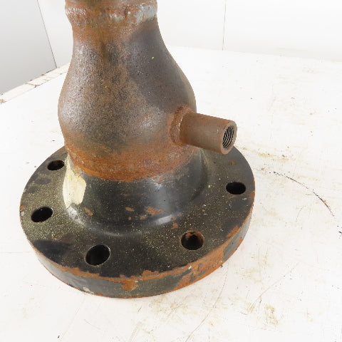 5" Raised Face Flange X 2-1/2" Concentric Reducer Adapter 150 Class Iron 1/2FNPT