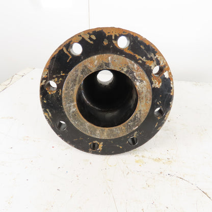 5" Raised Face Flange X 2-1/2" Concentric Reducer Adapter 150 Class Iron 1/2FNPT