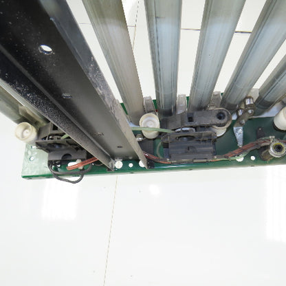 Rapistan Dematic Roller Accumulation Conveyor 25"x48"L Flat Belt Slave Driven