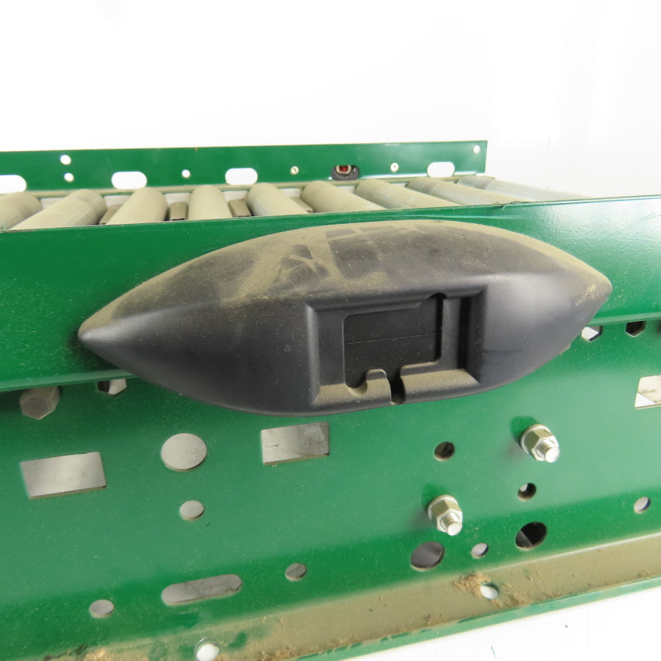 Rapistan Dematic Roller Accumulation Conveyor 25"x48"L Flat Belt Slave Driven