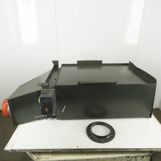 24" x 12" 2 Stage Pocket Filter Box With Baffle Indelac SR4A-9VI Actuator
