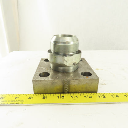 2-1/2-12 (-32) JIC 37° Flare Male Flush Mount O-Ring Boss Flange Hydraulic