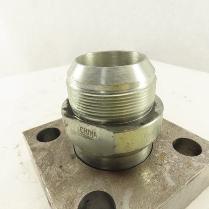 2-1/2-12 (-32) JIC 37° Flare Male Flush Mount O-Ring Boss Flange Hydraulic
