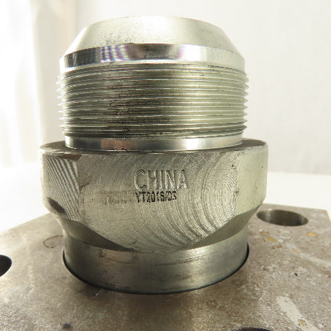 2-1/2-12 (-32) JIC 37° Flare Male Flush Mount O-Ring Boss Flange Hydraulic