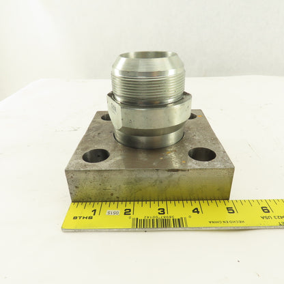 2-1/2-12 (-32) JIC 37° Flare Male Flush Mount O-Ring Boss Flange Hydraulic