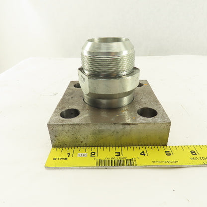 2-1/2-12 (-32) JIC 37° Flare Male Flush Mount O-Ring Boss Flange Hydraulic