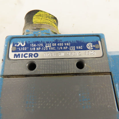Micro Switch BZE6-RN 125-480V Push Button Plunger Micro Limit Switch
