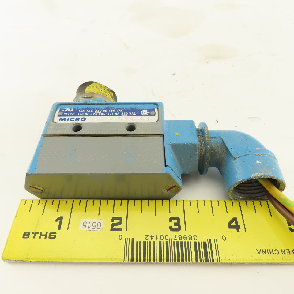 Micro Switch BZE6-RN 125-480V Push Button Plunger Micro Limit Switch