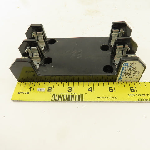 Marathon 6F30A3B 6F30A2B 600V 30A Fuse Holders 2 And 3 Pole Lot Of 4