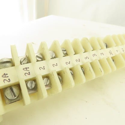 Allen Bradley Bul. 1492 Style CD Electrical Wire Terminal Block Strip Lot Of 94