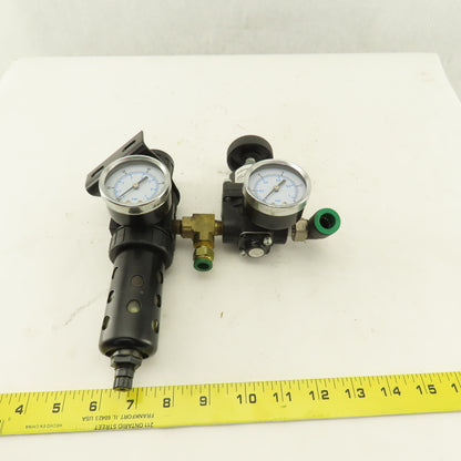 Dematic Parker 0430090158 1/4 NPT Airline Filter Regulator