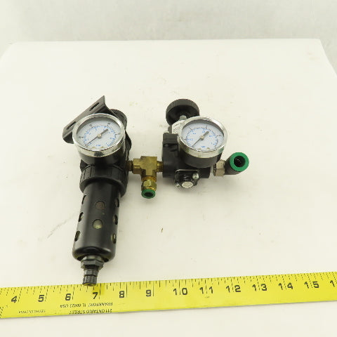 Dematic Parker 0430090158 1/4 NPT Airline Filter Regulator