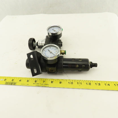 Dematic Parker 0430090158 1/4 NPT Airline Filter Regulator