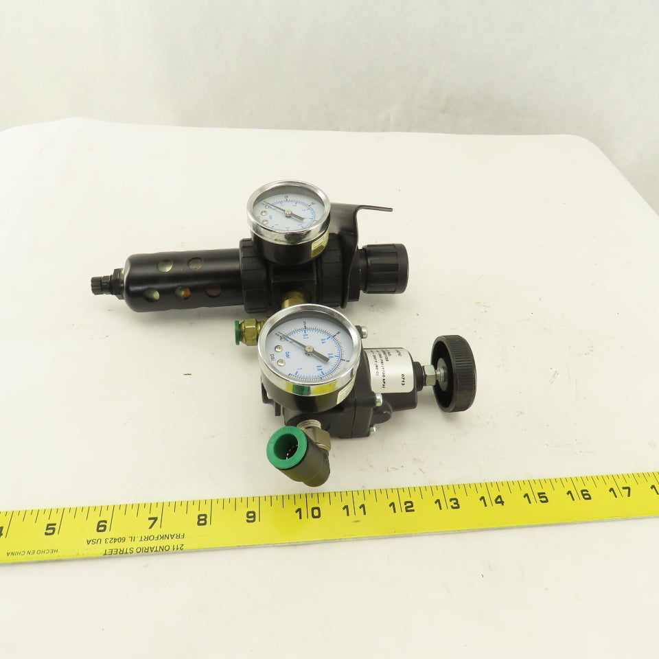 Dematic Parker 0430090158 1/4 NPT Airline Filter Regulator