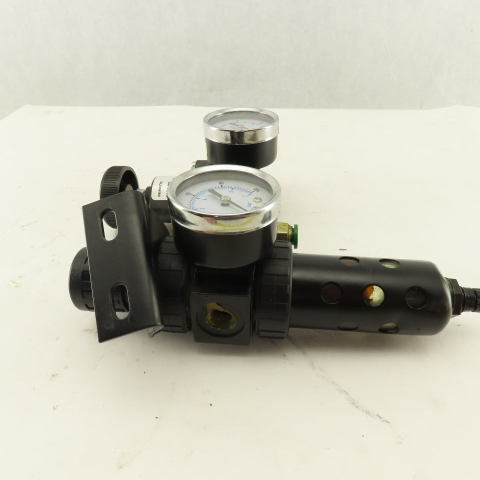 Dematic Parker 0430090158 1/4 NPT Airline Filter Regulator