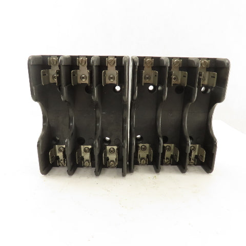 Buss IB0026 30A 600V Class H 3 Pole Fuse Holder Lot Of 2