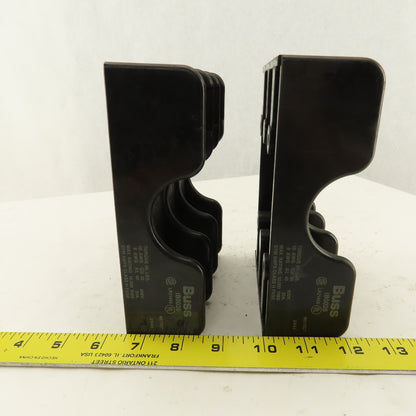 Buss IB0026 30A 600V Class H 3 Pole Fuse Holder Lot Of 2
