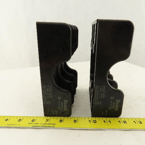 Buss IB0026 30A 600V Class H 3 Pole Fuse Holder Lot Of 2